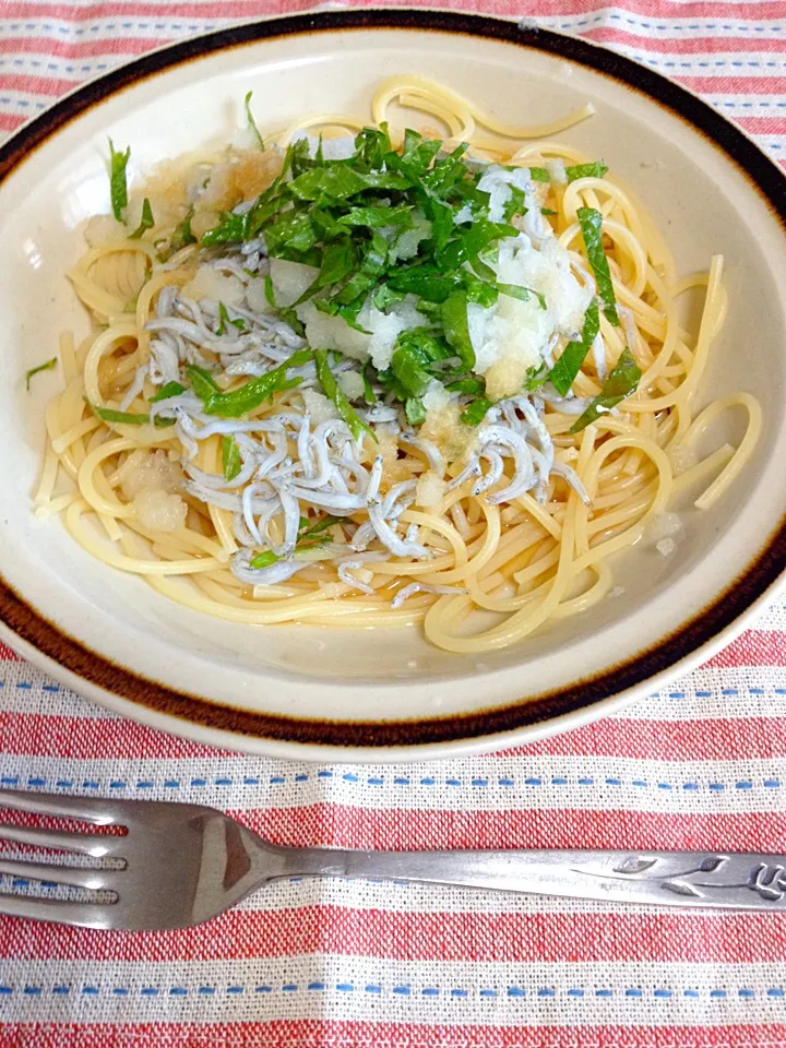 ジャコと大根おろしの冷製パスタ|ひろりんさん