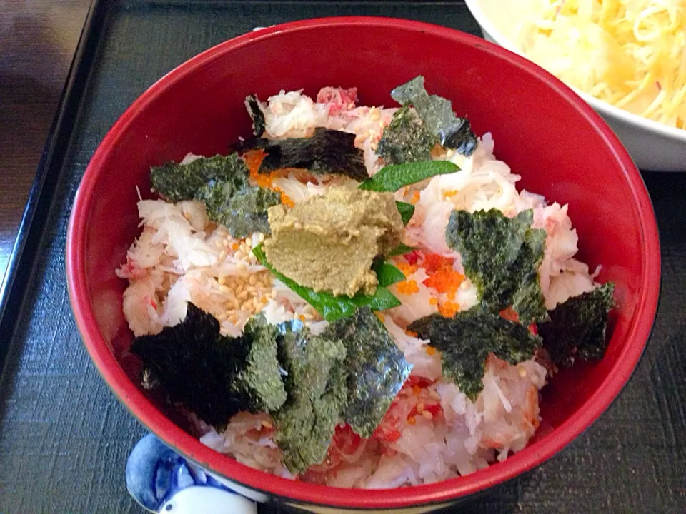 かに丼 かに味噌のせ|嶌田竜也さん