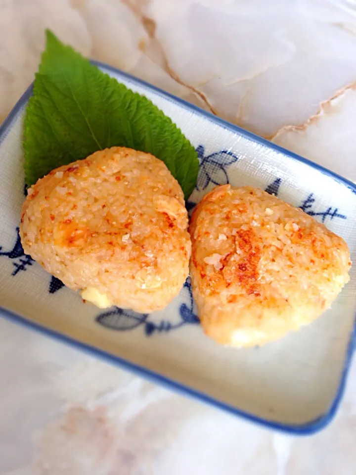 味噌チーズ焼きおにぎり|みじんこさん