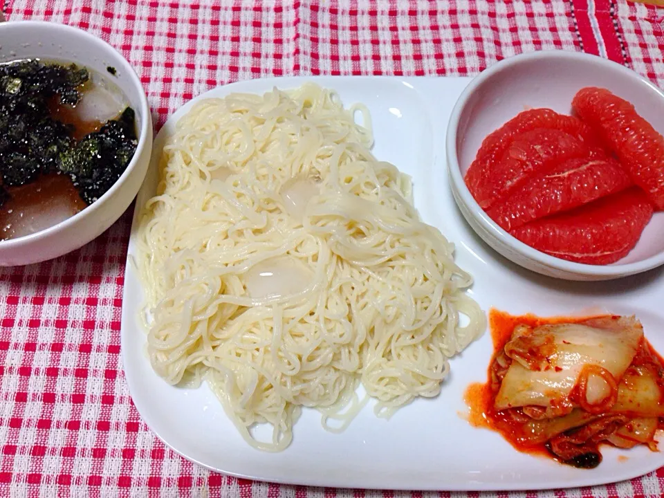 そうめん＆グレープフルーツ|お料理Pさん