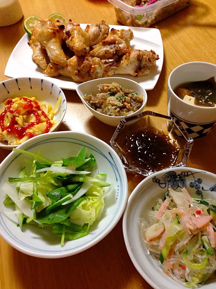 母子だけの夕食。|のなこさん