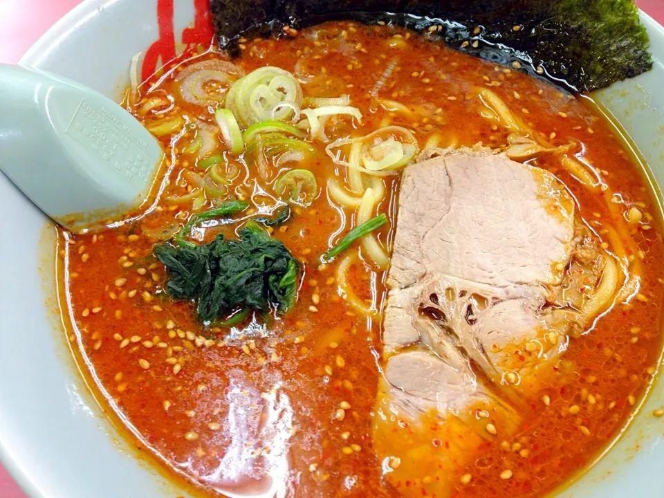 Snapdishの料理写真:山岡家辛味噌ラーメン|つっつん88さん