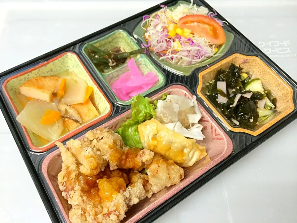 鶏の唐揚げ 甘酢あんかけ 日替わり弁当 豊川市の宅配弁当店|Naokazu Kuritaさん