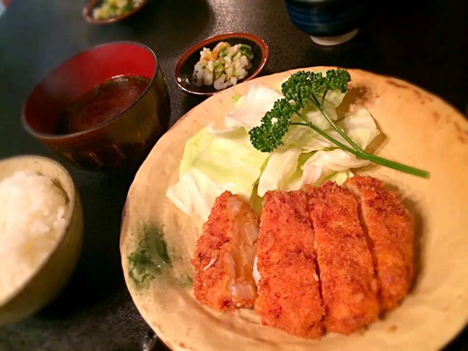 海老かつ定食|しーさん