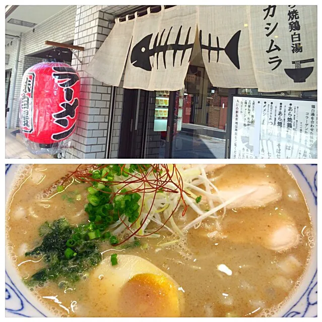 濃厚あら焼鶏白湯ラーメン@東新橋・カシムラ|juneshunさん