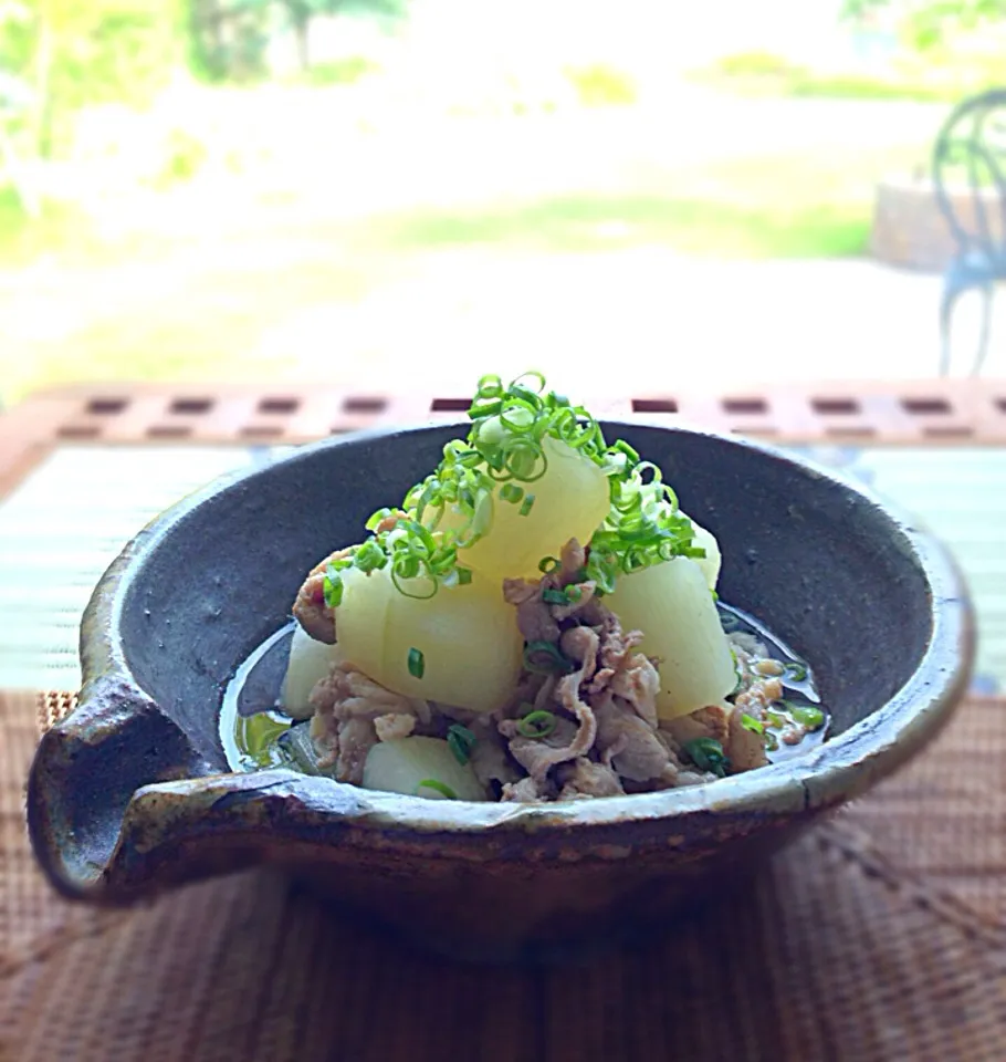 冬瓜と豚肉をたいたん((o(´∀｀)o))|くにぽんさん