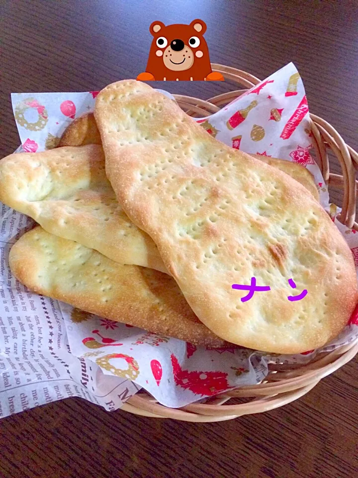 今日はカレーなので、ナンも焼きました☺️|yogurutoさん