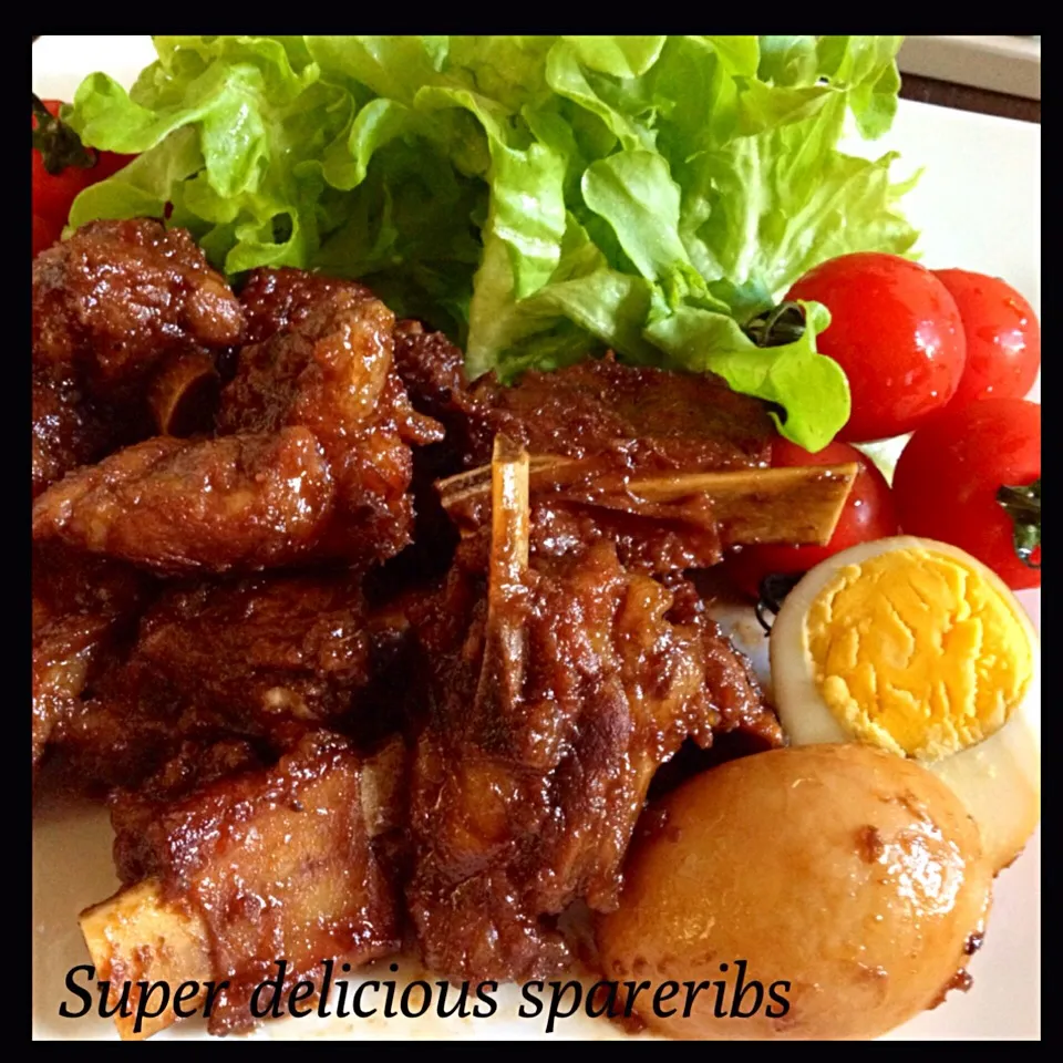 のっちゃんのやっぱり決め手はバルサミコ？！とろけるスペアリブ♡|みどりさん