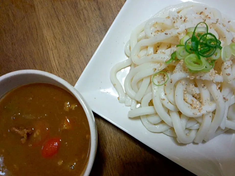 カレーつけうどん。|Momoyoさん