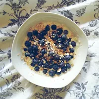 Snapdishの料理写真:#blaubeeren #joghurt #haferflocken #lowcarb #fitness|lena blablaさん