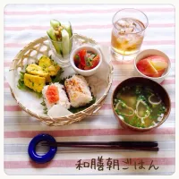 Snapdishの料理写真:朝ごはん。|ちびチビ。さん