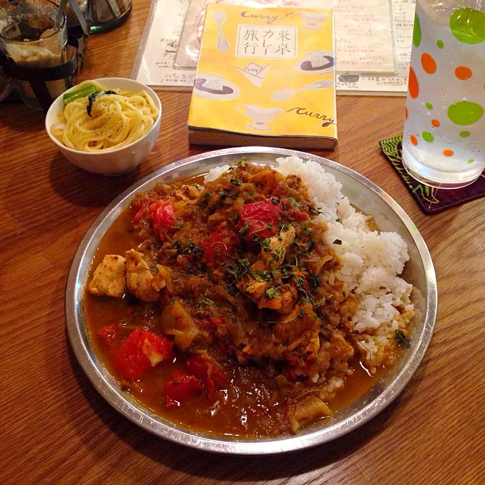 フレッシュトマトのさっぱりサマーカレー！😋|Akiyuki Chinnen Sukiyaki Shiraishiさん