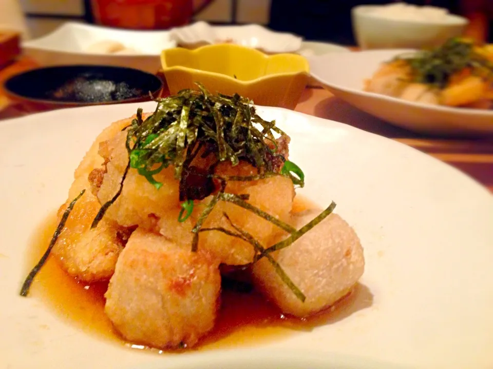 めばると里芋の揚げ出し定食|ユキさん