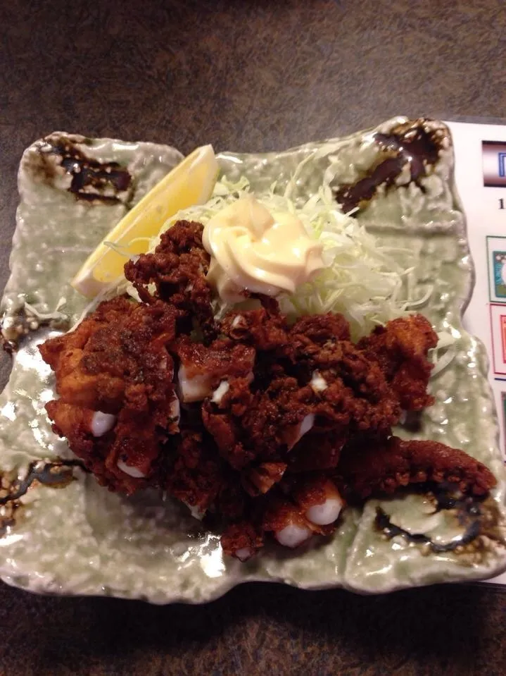 fried baby octopus 😉😉😉|mayonnaiseさん