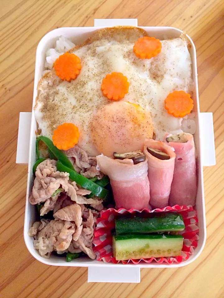 Snapdishの料理写真:7月18日 旦那さん弁当♡|Emam.さん