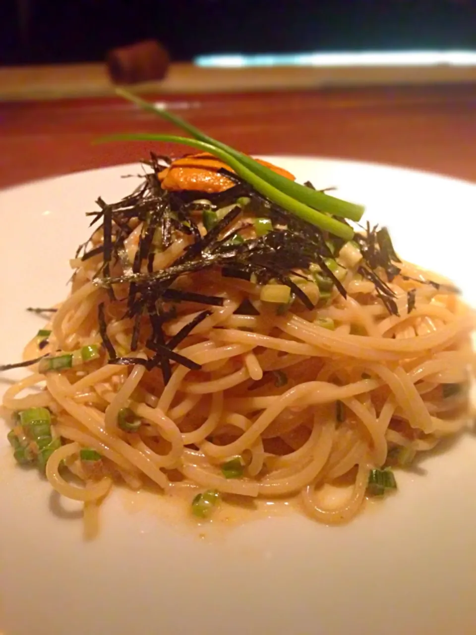 たまり醤油と生うにのパスタ|まあん👽さん