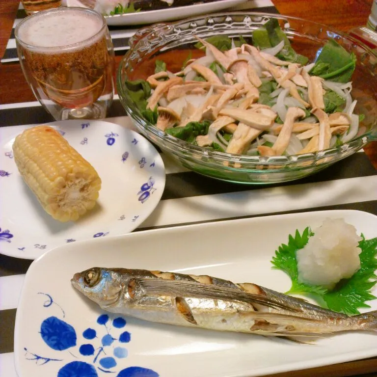 昨日の夜ご飯。発泡酒の極ZERO美味しかった♪|ぴらさん