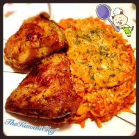 Grilled Chicken & Spaghetti|SnowConeさん