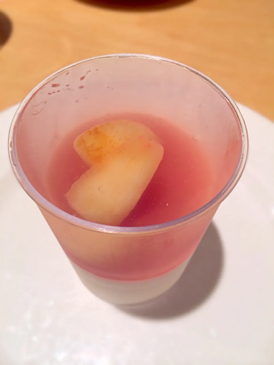 Peach jelly and custard yummy|rooboocooさん