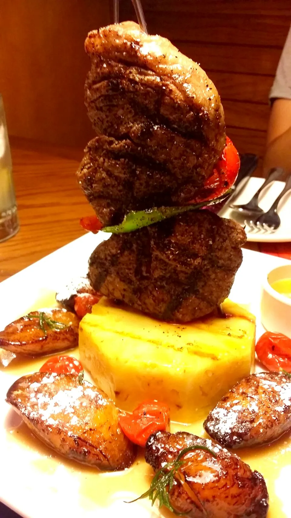 Snapdishの料理写真:브라질 츄라스코 스테이크
 #stake #brazil #outback #스테이크 #sweet|Minha Candice Yooさん