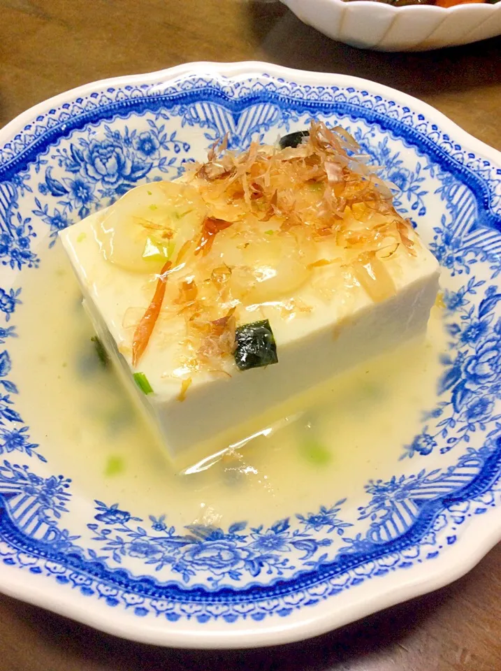 Snapdishの料理写真:卵豆腐あんかけ♫(^_^)v|Norio Fukudaさん