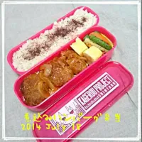 Snapdishの料理写真:煮込みハンバーグ弁当|みかんさん