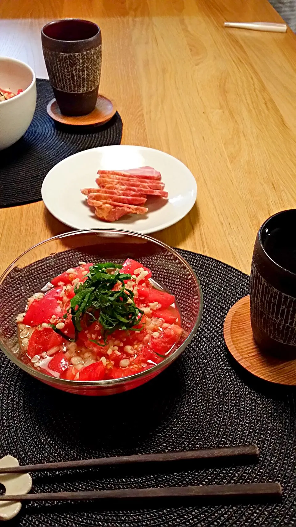 冷やしトマトうどん|Manabu  Yamasakiさん