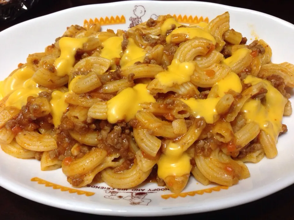 macaroni meat sauce ^_−☆|mayonnaiseさん