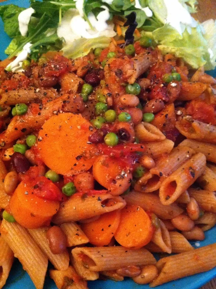 Pasta, pulses & vegetables|Nick Hiderさん