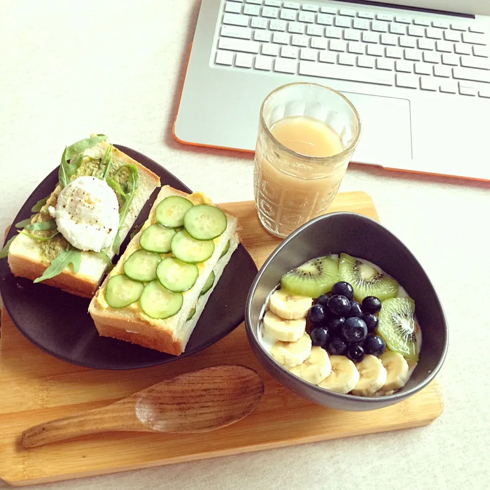 Snapdishの料理写真:早餐|ooさん