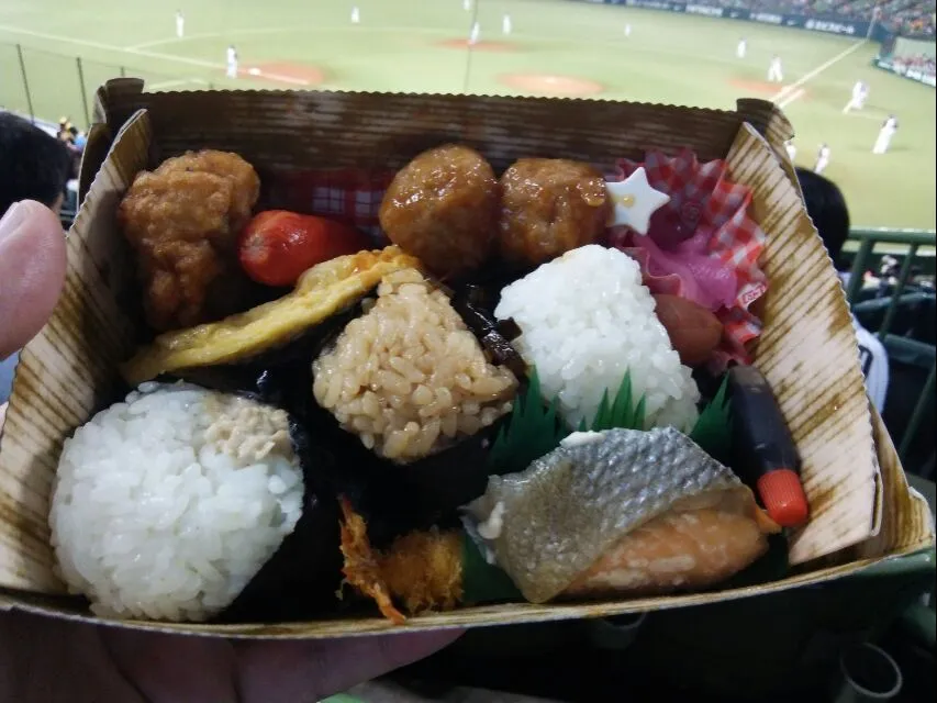 オールスターゲーム、西武ドームのおむすび弁当|東京ライオンズさん