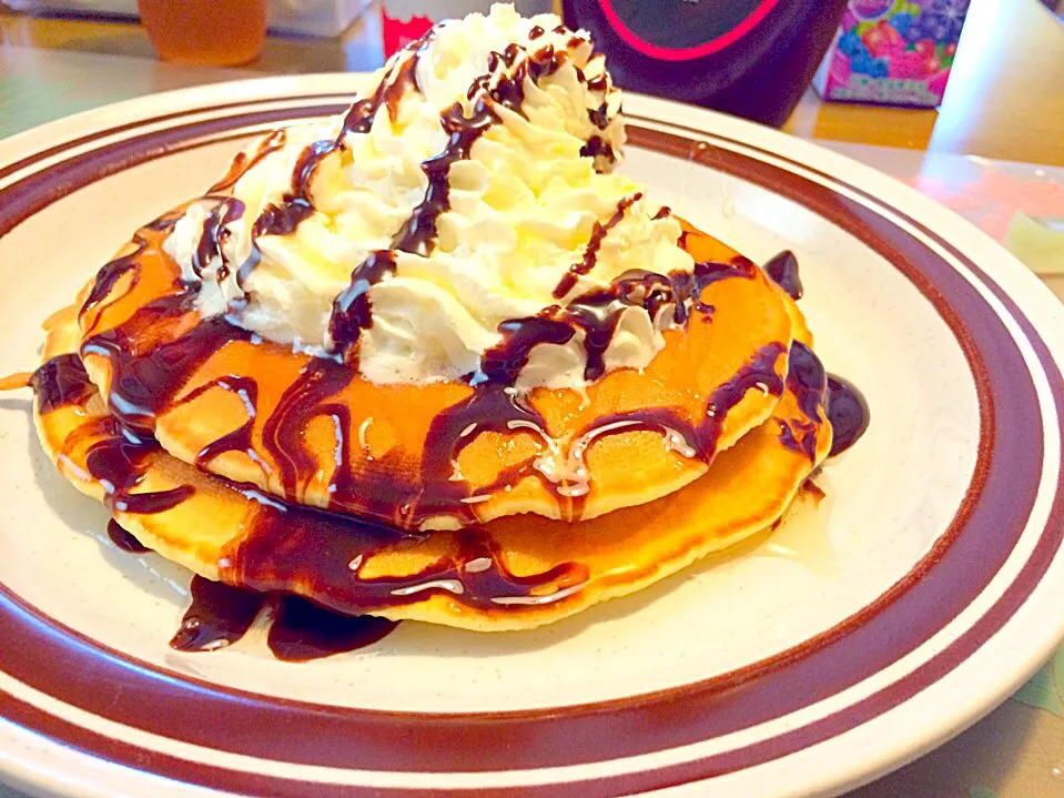 パンケーキでブランチ🍴🍴|かずみさん