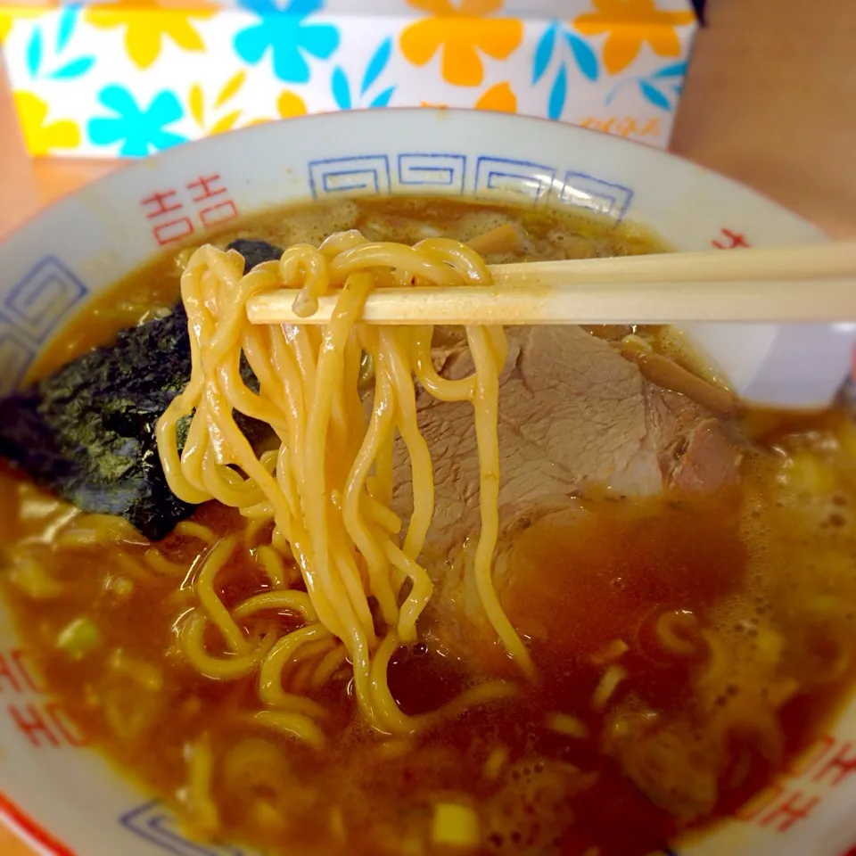 濃厚醤油ラーメンの麺|黒澤 真生さん