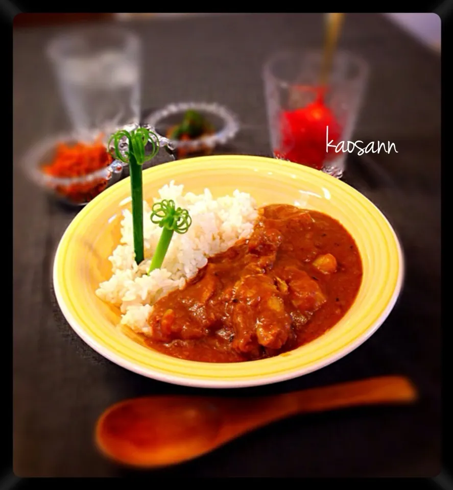 Snapdishの料理写真:メイちゃんの♡インドのスパイスカレー🍛|カオサンさん