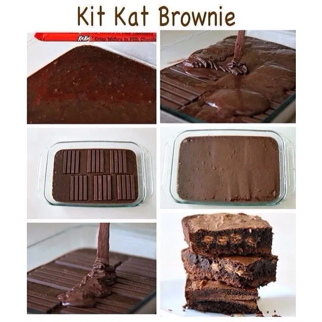 Desert kit kat brownies|Ashley Thompsonさん