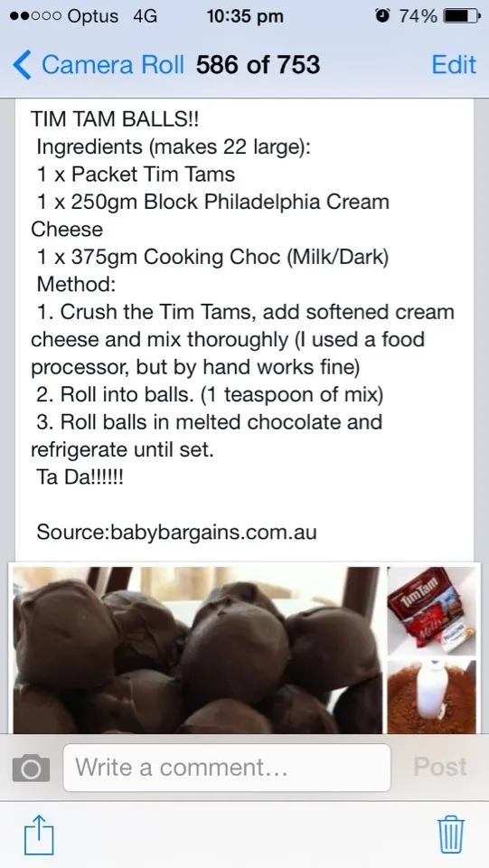 Tim Tam balls|Ashley Thompsonさん