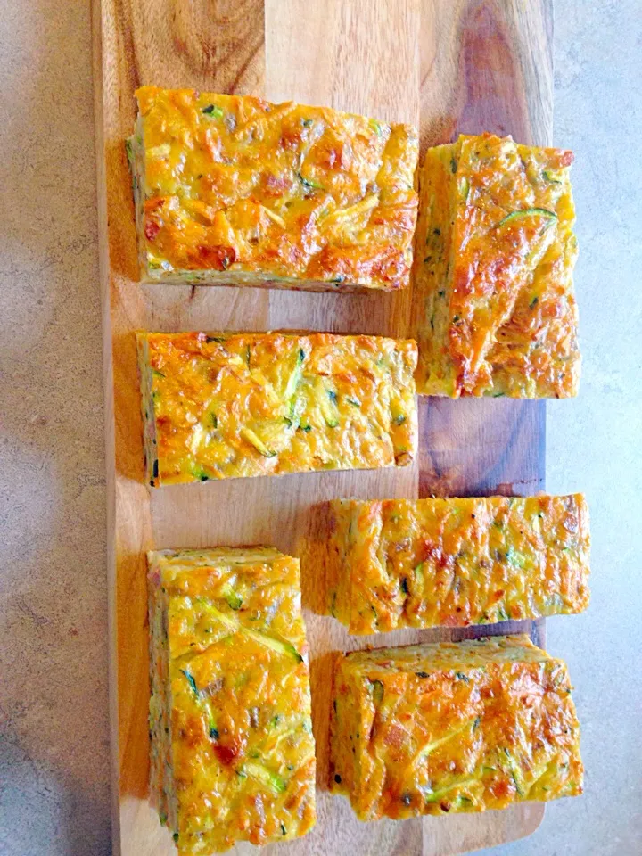 Zucchini Sweet Potato and Bacon Slice|Chrisy Hillさん