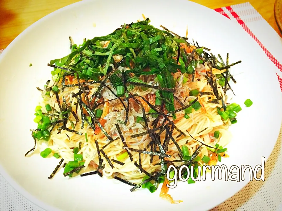 とみくみさんの🎀油そば風素麺|プーティさん