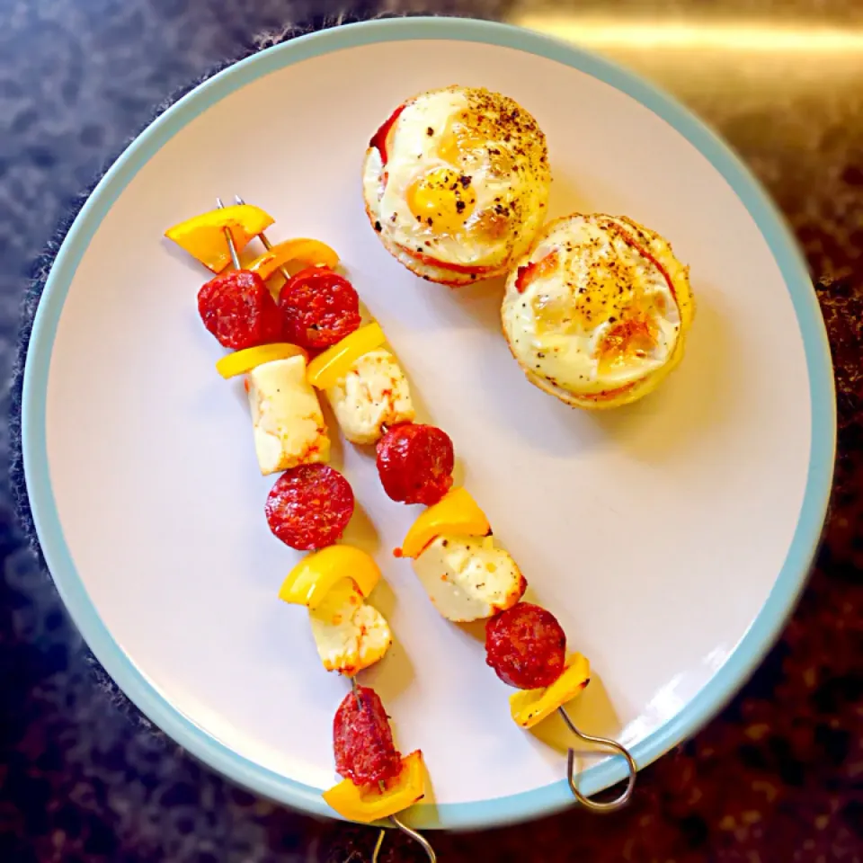 Snapdishの料理写真:#eggmuffin #lowcarb #keto #lchf|Carla Arendさん