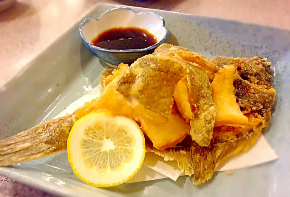 Snapdishの料理写真:Fried Karei Fish ( flat fish)|Liezlさん