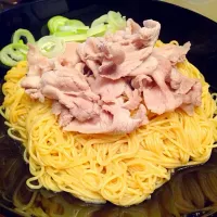 Snapdishの料理写真:油そばそうめんver.|IQUMIさん