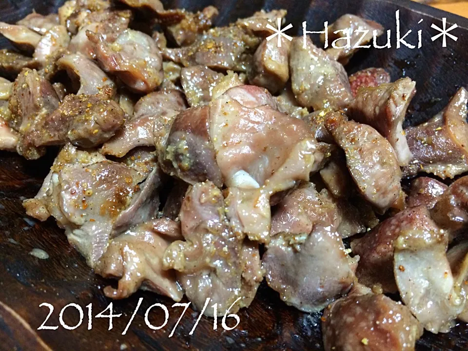 砂ずり炒め焼き|Hazukiさん