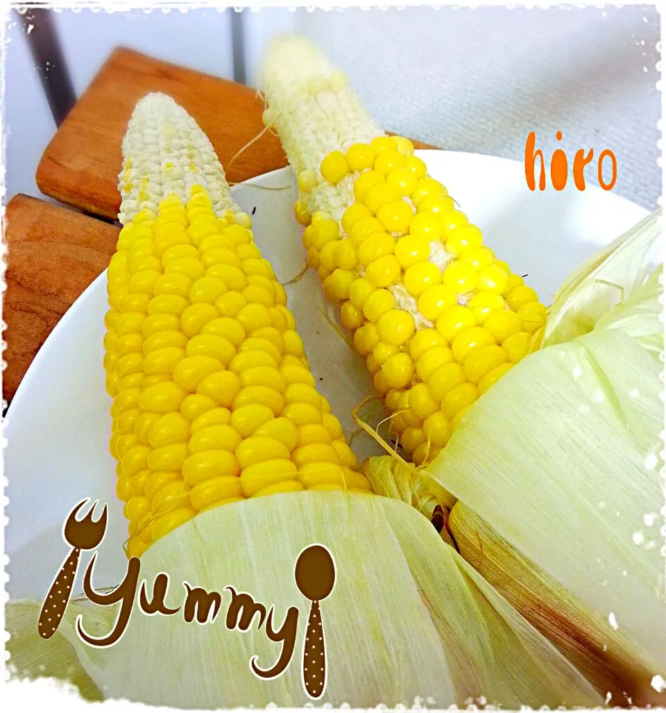 Mika❈さんのトースターdeぷりっぷり香ばしいトウモロコシ🌽出来ちゃいました✨|Hiroさん