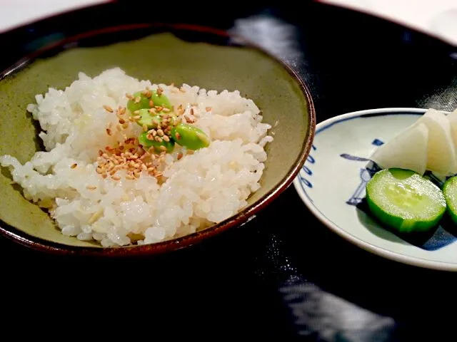 ご飯は生姜ごはん|とり。さん