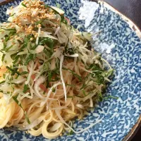 とみくみさんの料理 油そば風素麺