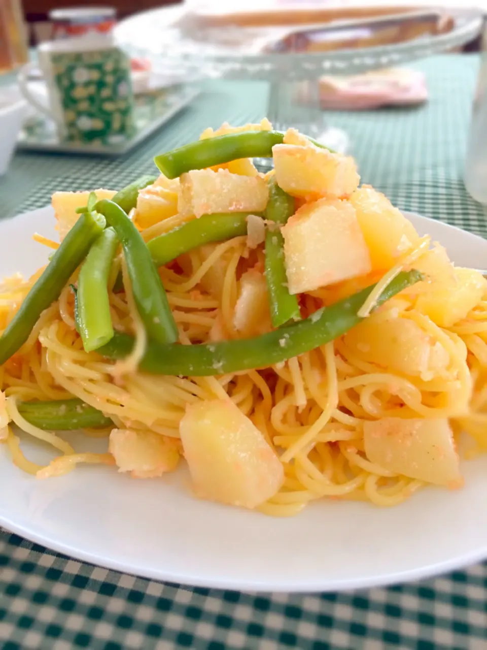 Snapdishの料理写真:タラコと野菜のパスタ🍴|Ryokoさん