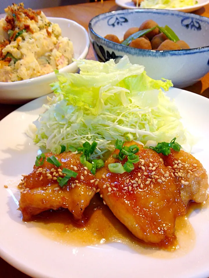 テリッテリ名古屋風  甘辛チキン|まつださんさん