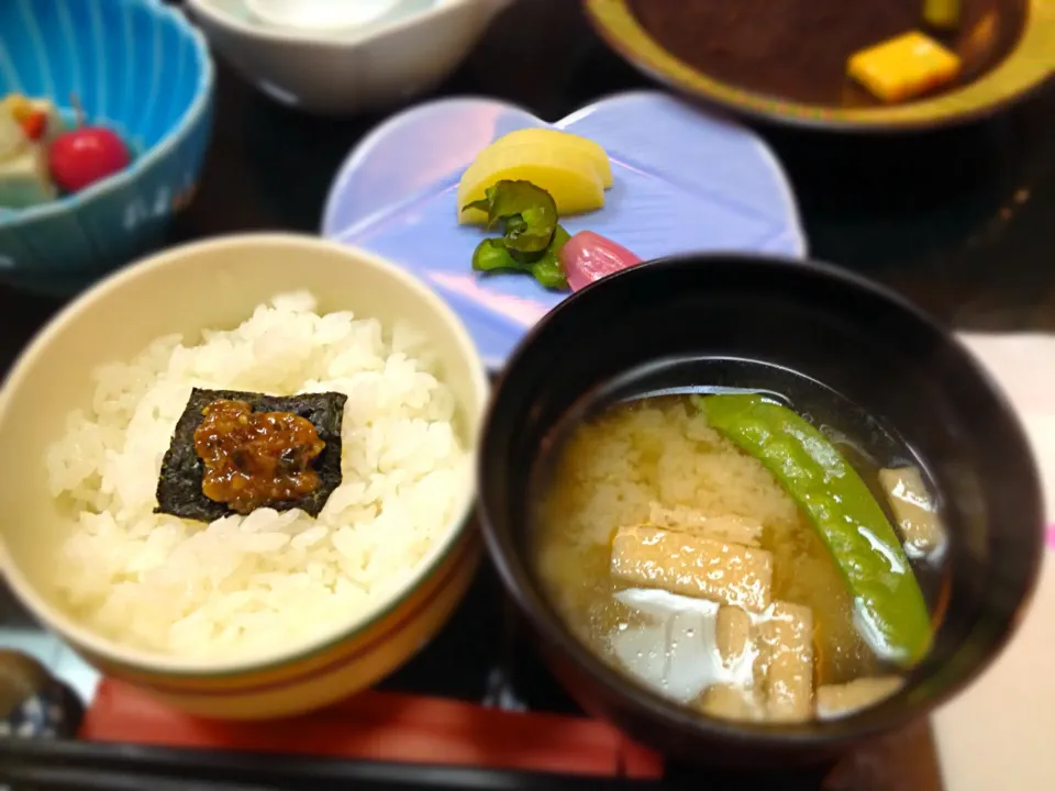 青南蛮味噌ご飯とお汁|みつなち☆さん