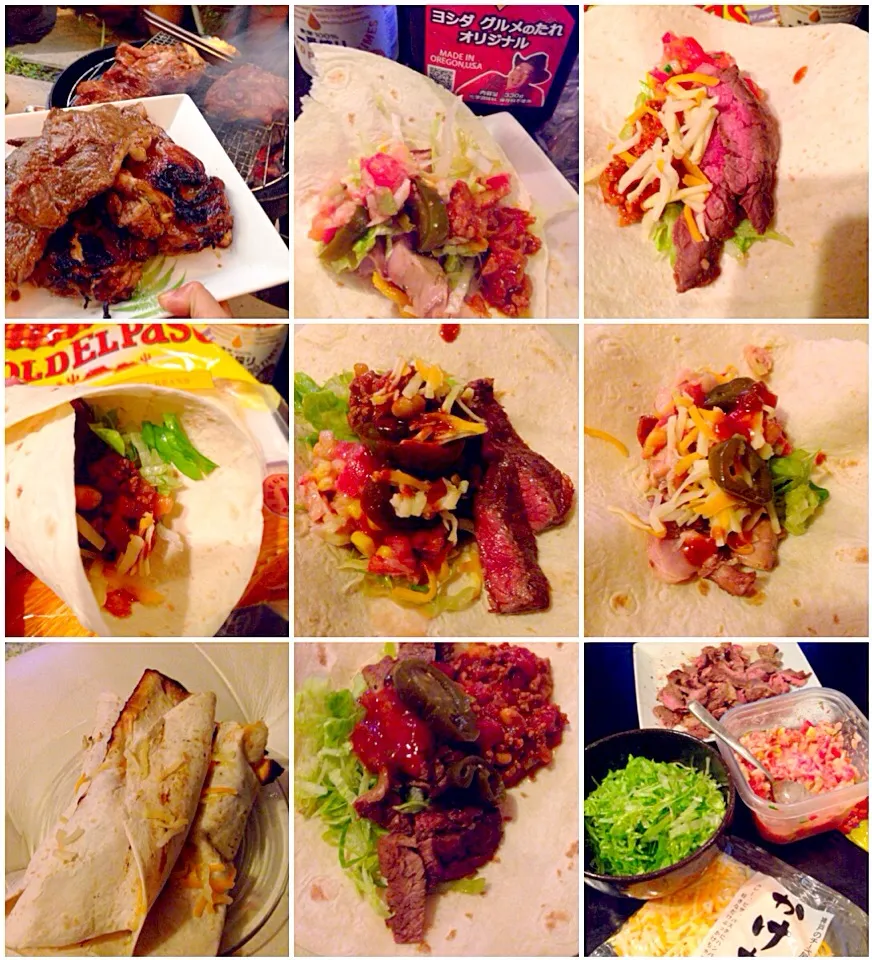 Charcoal-grilled burritos🔥chicken・Beef🌵炭火焼ブリトー|🌈Ami🍻さん