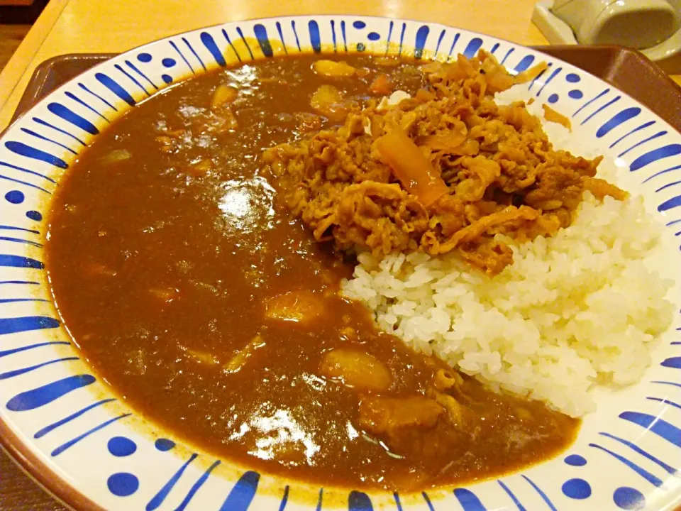 すき家の牛あいがけカレー、大盛りで669円。|東京ライオンズさん